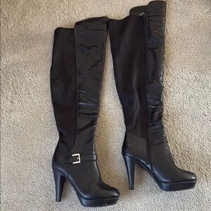 Women’s thigh high platform boots. Size 7 1/2